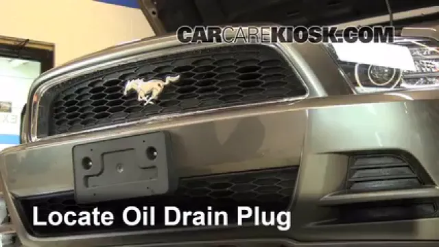 2013 Ford Mustang 3.7L V6 Convertible Huile Changer l'huile et le filtre à huile